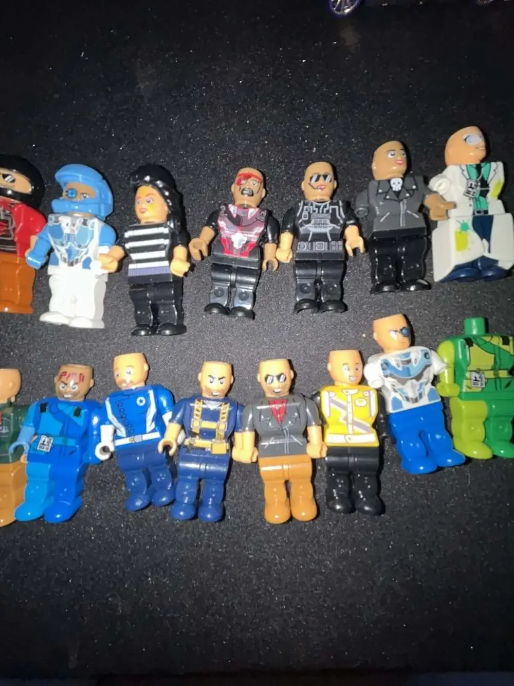 Block Tech Mixed Lot of Mini Figures and Parts